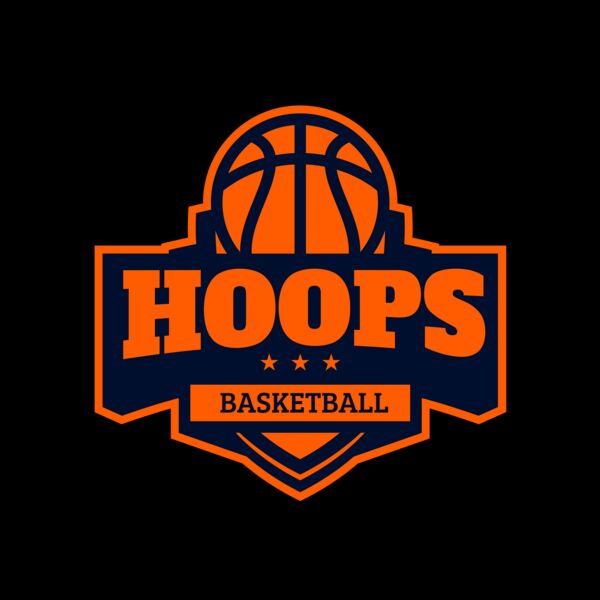 Hoops Basketball logo template 03 Thumbnail