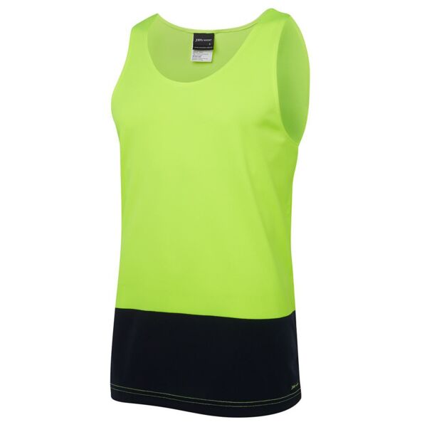 JB&#39;s Mens Hi Vis S/S Traditional Singlet Thumbnail