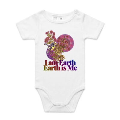 I am Earth - Soft Organic Cotton Bodysuit For Tiny Humans Thumbnail