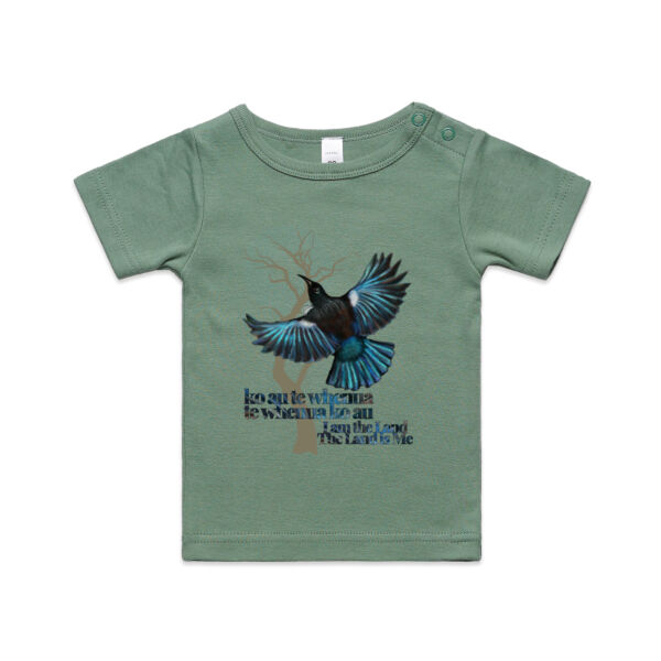 Tui in Flight - Kaitiaki Organic Cotton Tee for Little Humans Thumbnail