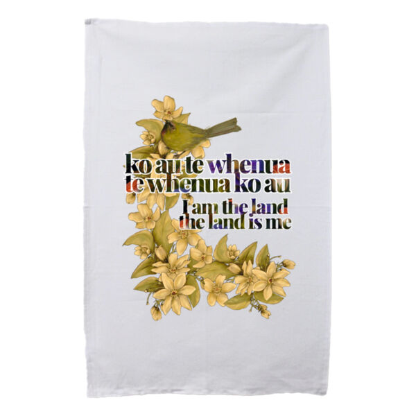ko au te whenua teatowel (Korimako Mix) Thumbnail